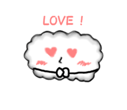 Pop of clouds sticker #2703746