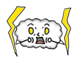 Pop of clouds sticker #2703749