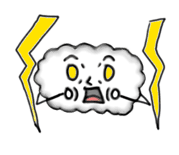 Pop of clouds sticker #2703749