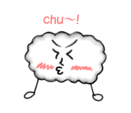 Pop of clouds sticker #2703753