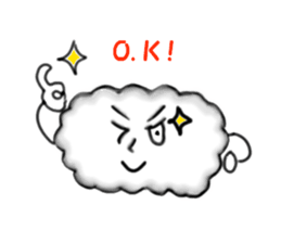 Pop of clouds sticker #2703756