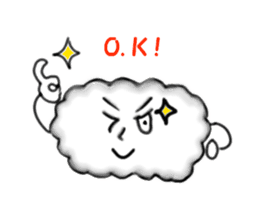 Pop of clouds sticker #2703756
