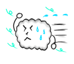 Pop of clouds sticker #2703778