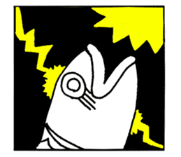 Uoneko - Fish Cat - sticker #2703784