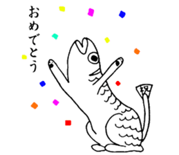 Uoneko - Fish Cat - sticker #2703788