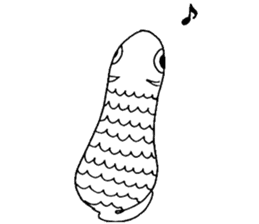 Uoneko - Fish Cat - sticker #2703789