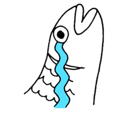 Uoneko - Fish Cat - sticker #2703791