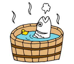 Uoneko - Fish Cat - sticker #2703798