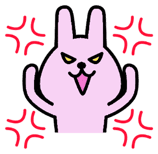 Rabbit to answer the cat to question sticker #2704153