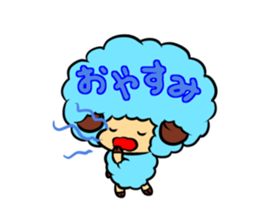 Afro-Sheep sticker #2704581