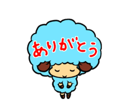Afro-Sheep sticker #2704589