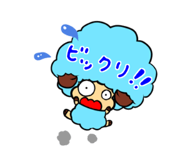 Afro-Sheep sticker #2704591