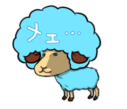 Afro-Sheep sticker #2704596