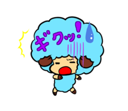Afro-Sheep sticker #2704602