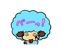 Afro-Sheep sticker #2704608