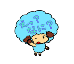 Afro-Sheep sticker #2704610