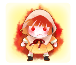 snowflake girl sticker #2705143