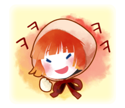 snowflake girl sticker #2705145