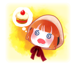 snowflake girl sticker #2705146