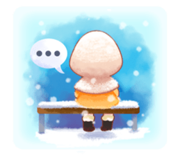 snowflake girl sticker #2705147