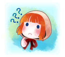 snowflake girl sticker #2705149