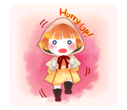 snowflake girl sticker #2705154