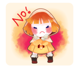 snowflake girl sticker #2705155