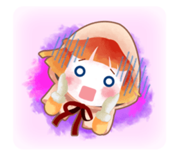 snowflake girl sticker #2705156