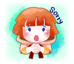 snowflake girl sticker #2705157