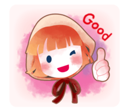 snowflake girl sticker #2705161