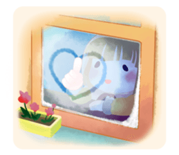 snowflake girl sticker #2705170