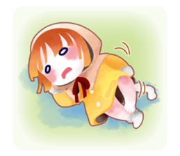 snowflake girl sticker #2705171