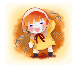 snowflake girl sticker #2705174