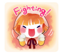 snowflake girl sticker #2705176