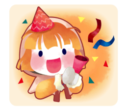 snowflake girl sticker #2705177