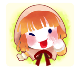 snowflake girl sticker #2705178