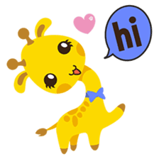 Gimboo, funny little giraffe sticker #2706459