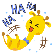 Gimboo, funny little giraffe sticker #2706460