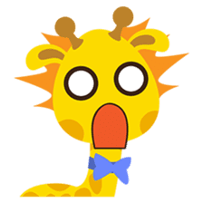 Gimboo, funny little giraffe sticker #2706462