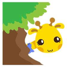 Gimboo, funny little giraffe sticker #2706464