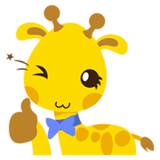 Gimboo, funny little giraffe sticker #2706465