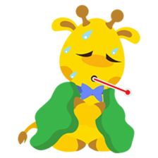 Gimboo, funny little giraffe sticker #2706466