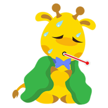 Gimboo, funny little giraffe sticker #2706466
