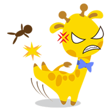 Gimboo, funny little giraffe sticker #2706468