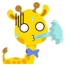 Gimboo, funny little giraffe sticker #2706469