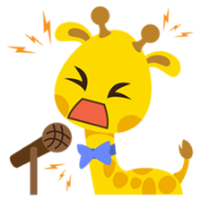 Gimboo, funny little giraffe sticker #2706470