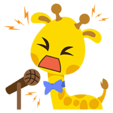 Gimboo, funny little giraffe sticker #2706470