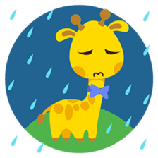 Gimboo, funny little giraffe sticker #2706471