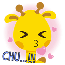Gimboo, funny little giraffe sticker #2706472