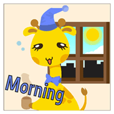 Gimboo, funny little giraffe sticker #2706473